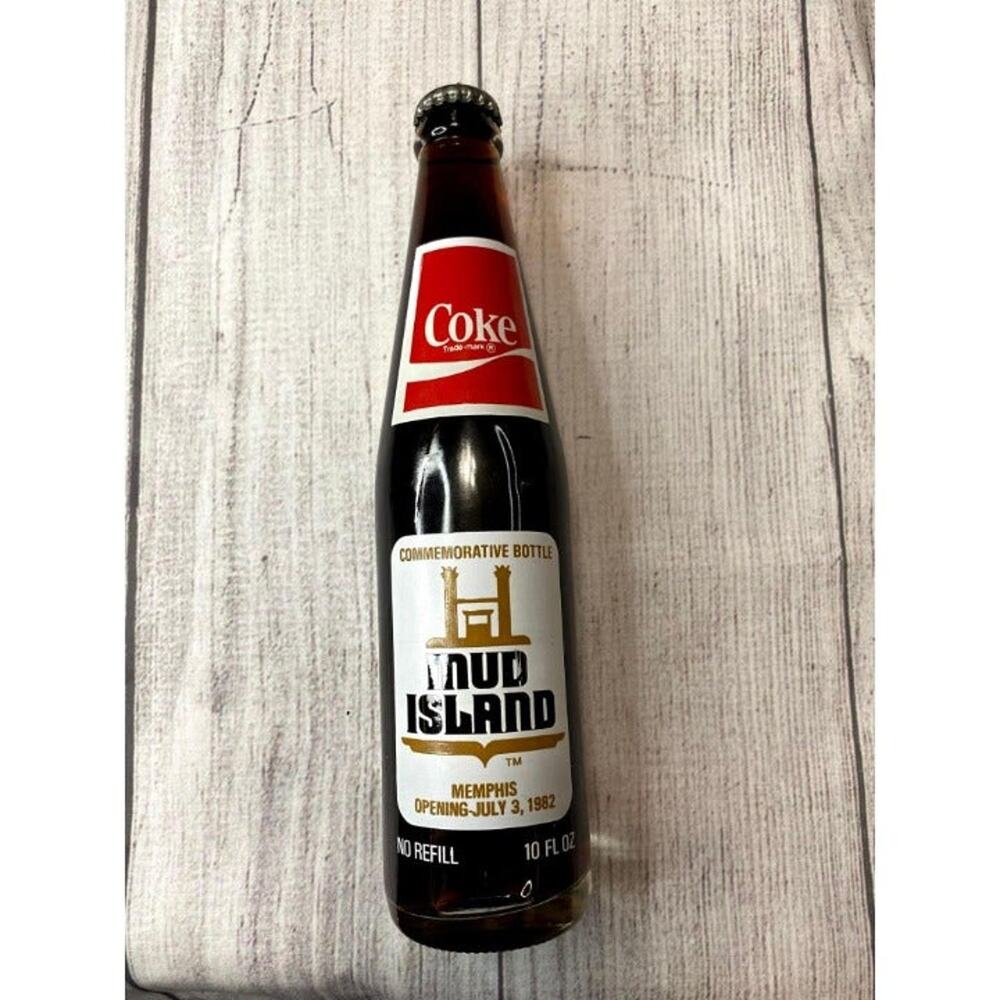 NWT Coke Commemorative Bottle Mud Island Sealed Unopened Bottle